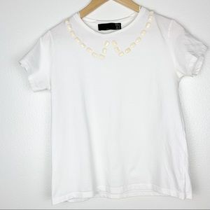 ZARA WHITE T-SHIRT